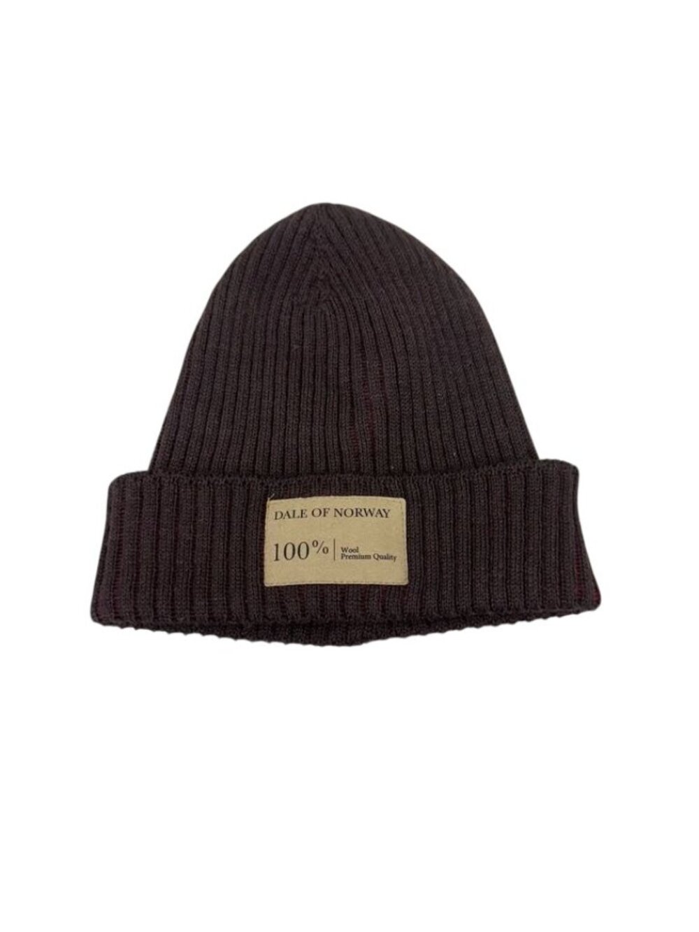 Dale of Norway Alvoy Hat Rib-Knit Pull On Beanie Wool Unisex OneSize